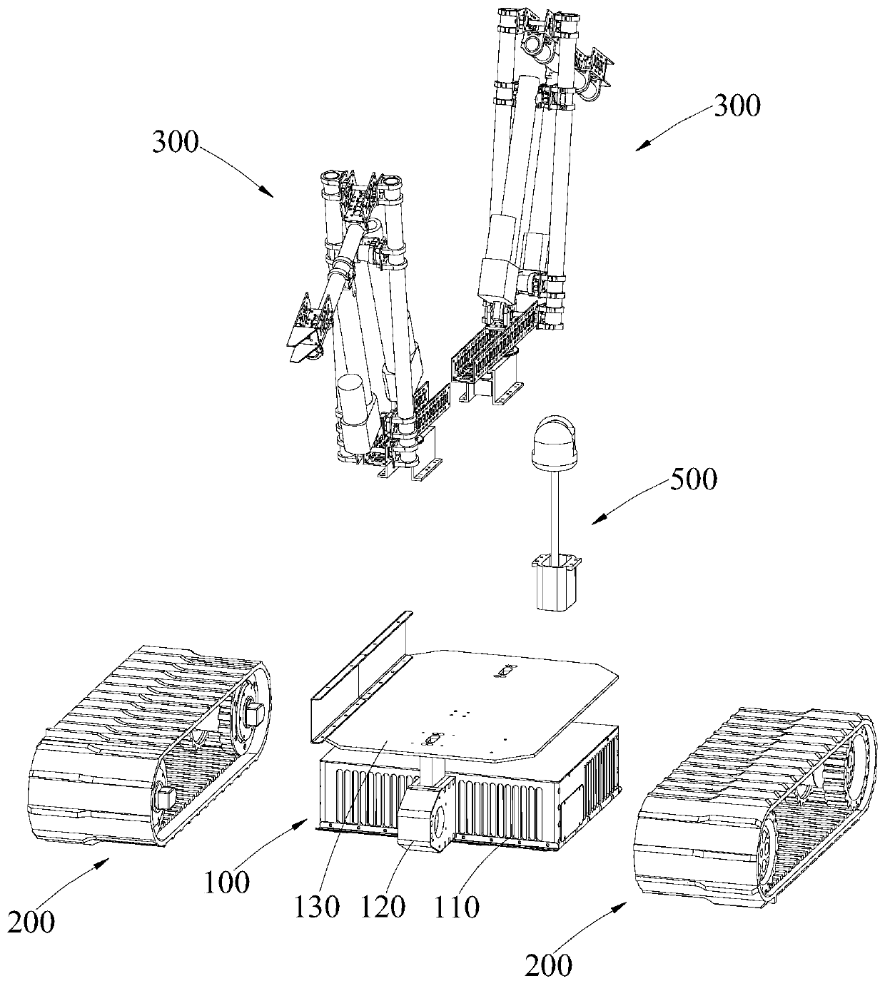 Double-arm rescue robot