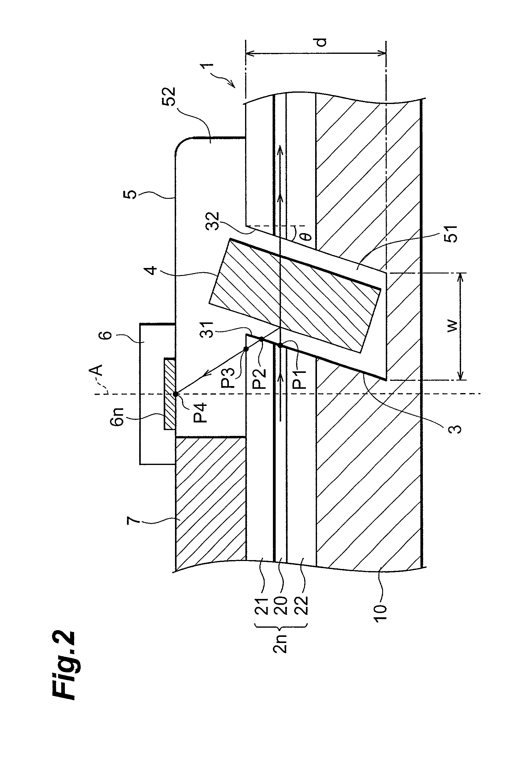 Optical waveguide module