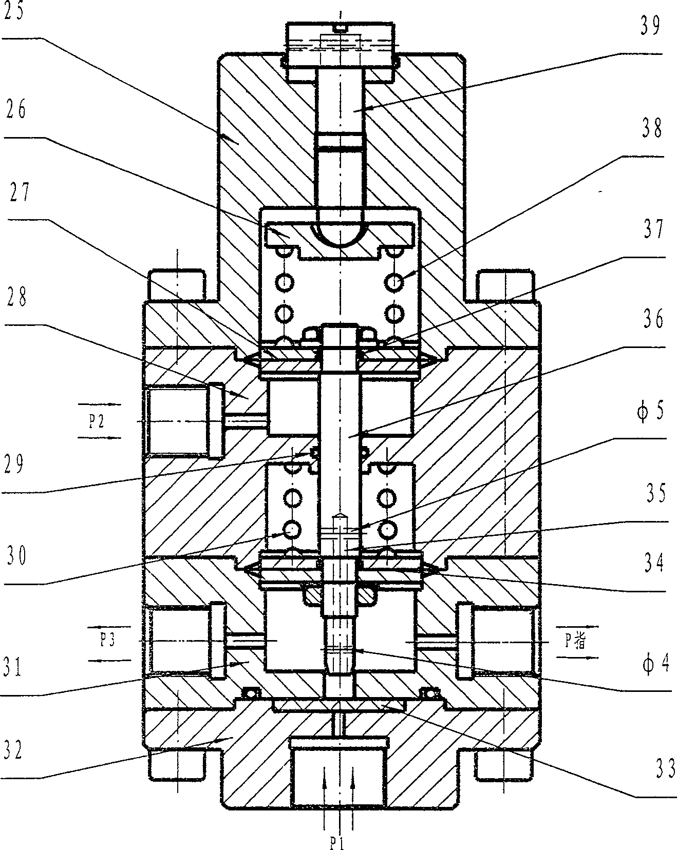 High differential pressure high accuracy cage type pressure regulating device