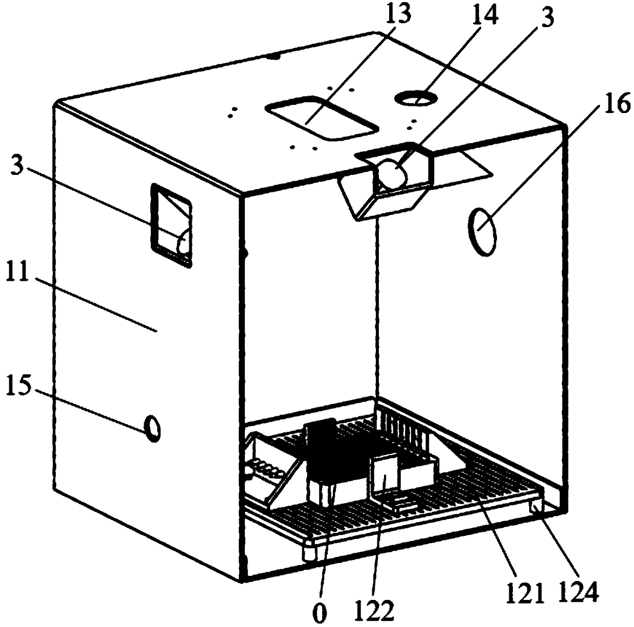 Device for testing thermal runaway inhibition efficiency of battery pack thermal management systems