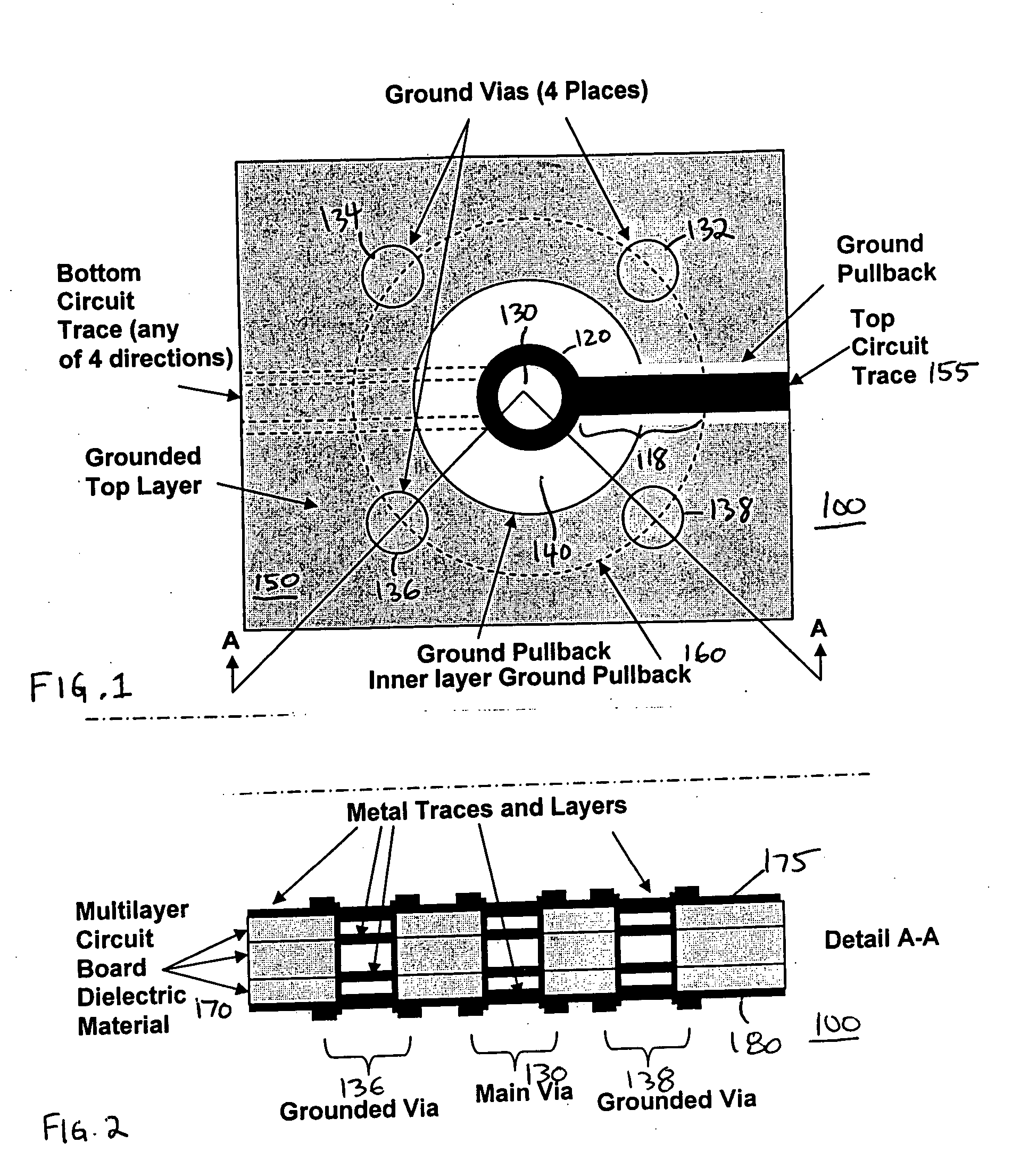 Novel radio frequency (RF) circuit board topology