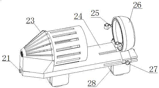 Semi-automatic pig castration auxiliary device