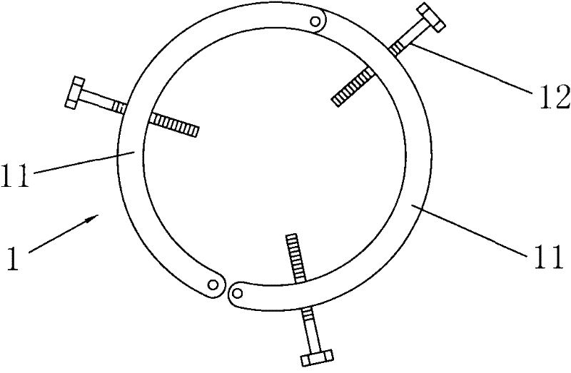 Double screw propulsion device for plugging tools