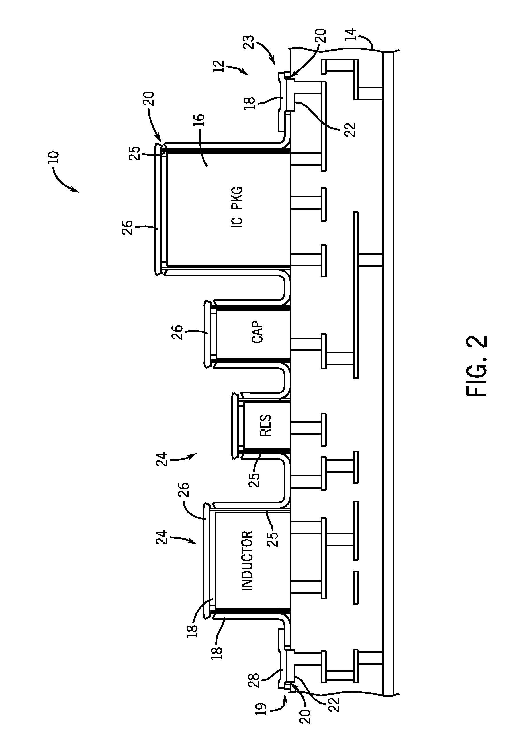 System and method of forming a patterned conformal structure