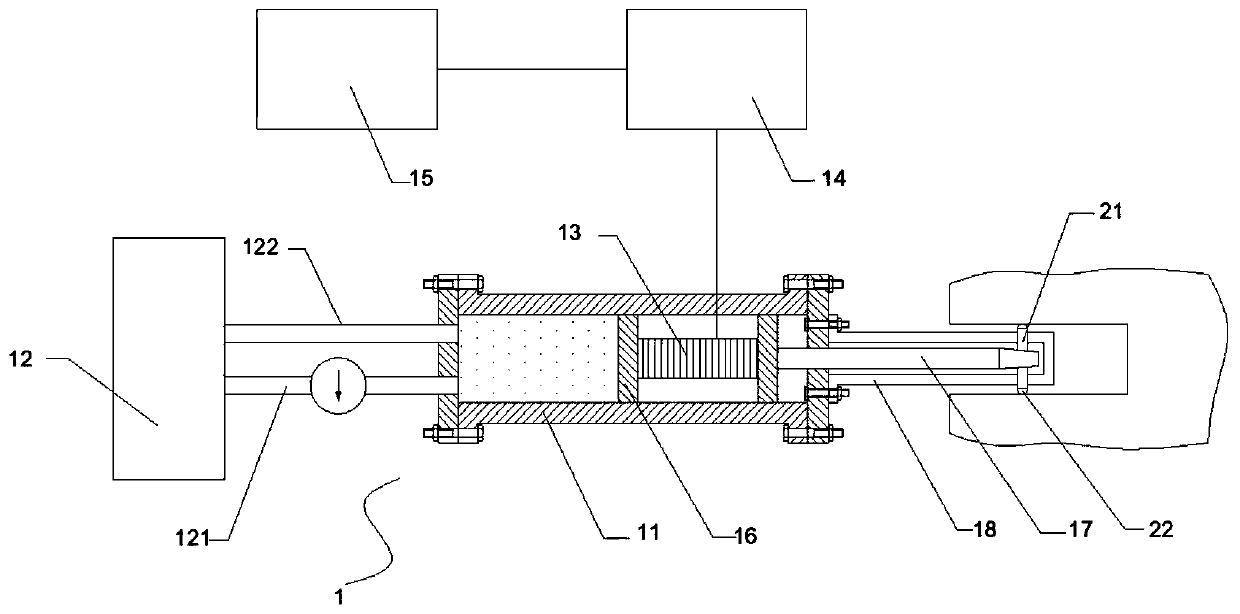 Metal component hole wall surface nanocrystallization device