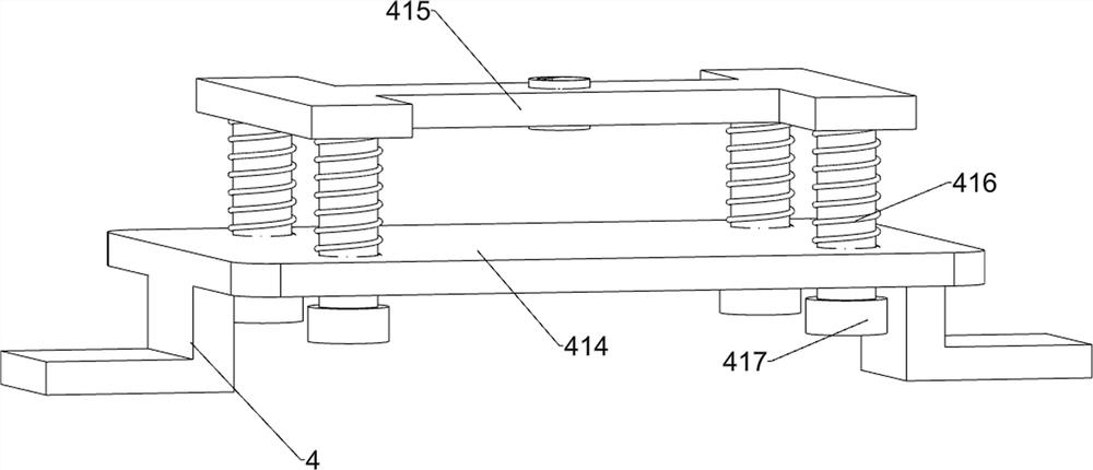 Photovoltaic panel laying detecting and reinforcing device for solar power generation road surface