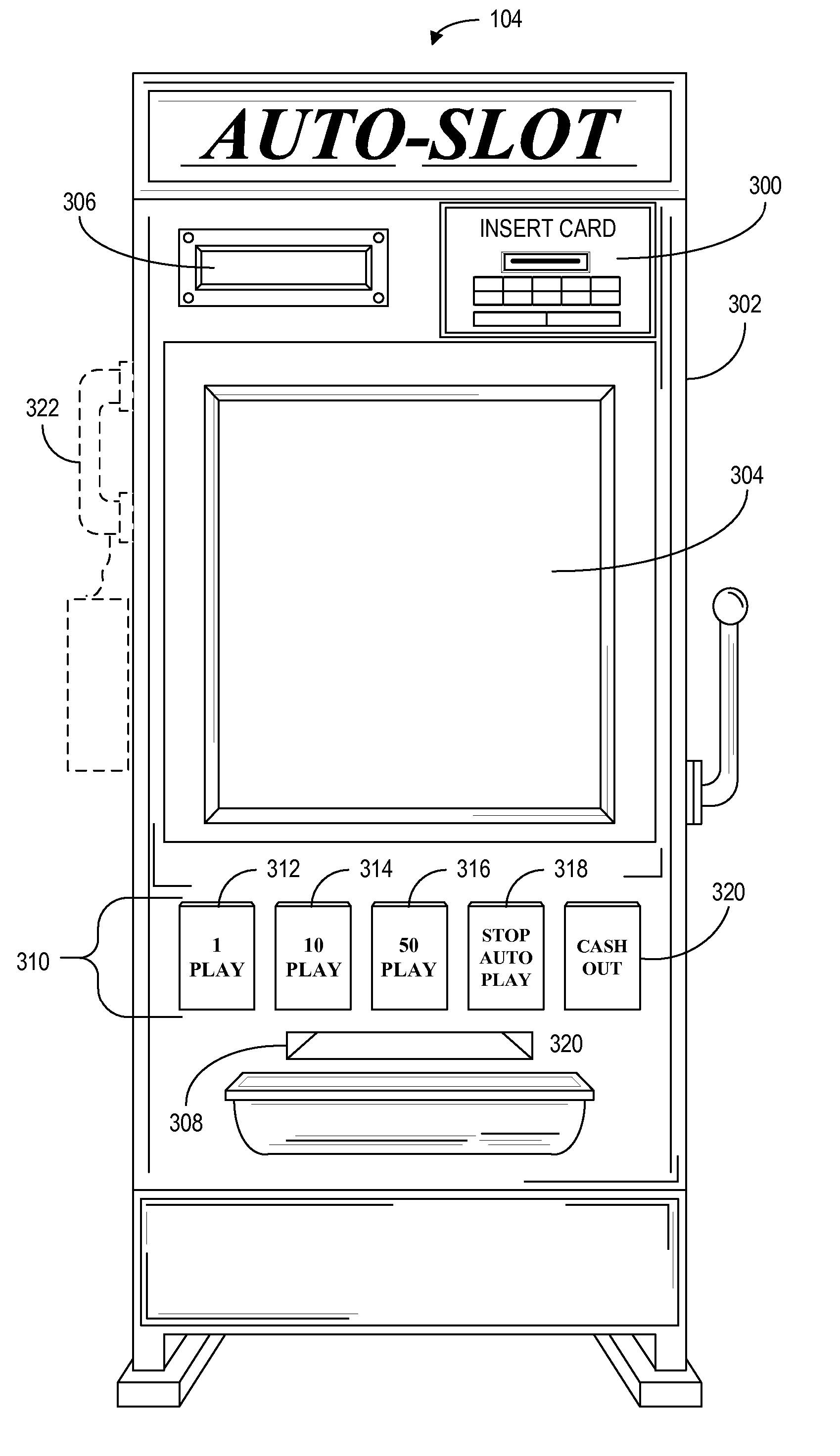 Method and apparatus for automatically operating a game machine