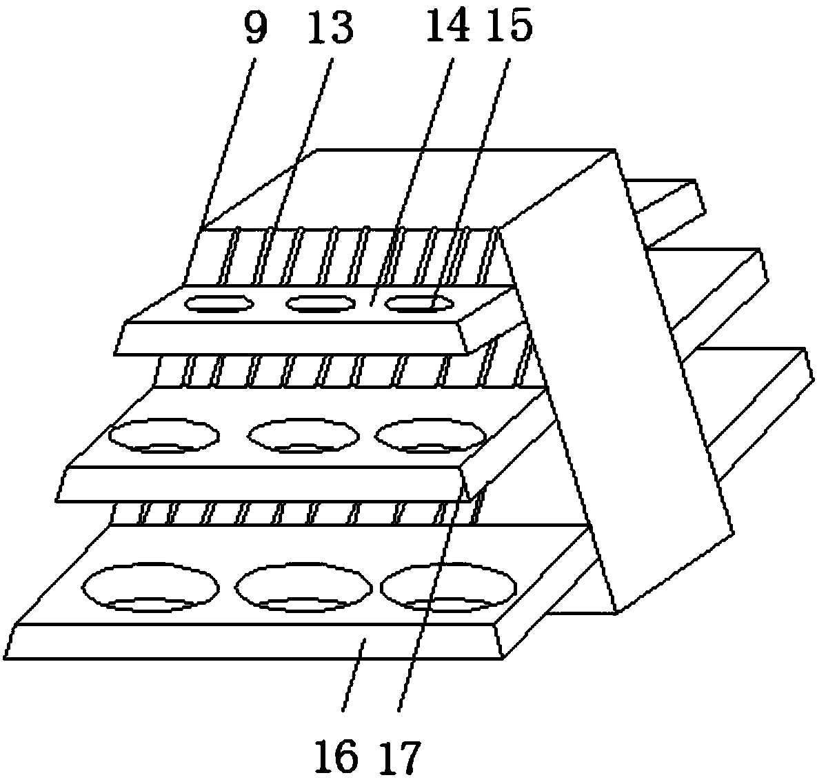 Efficient fast seedling culture device