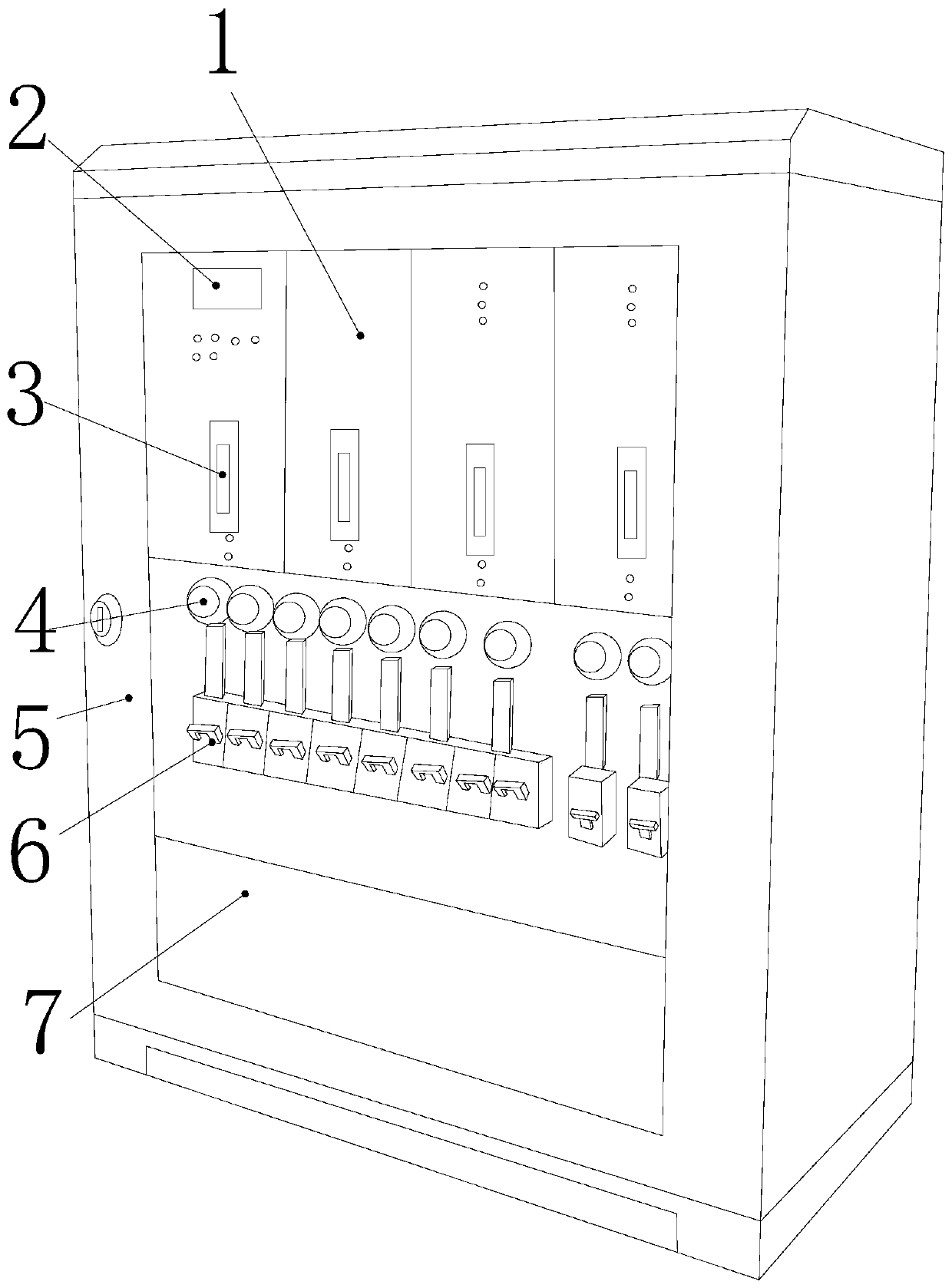 Power grid structure for avoiding override tripping of small switch station suitable for urban residential