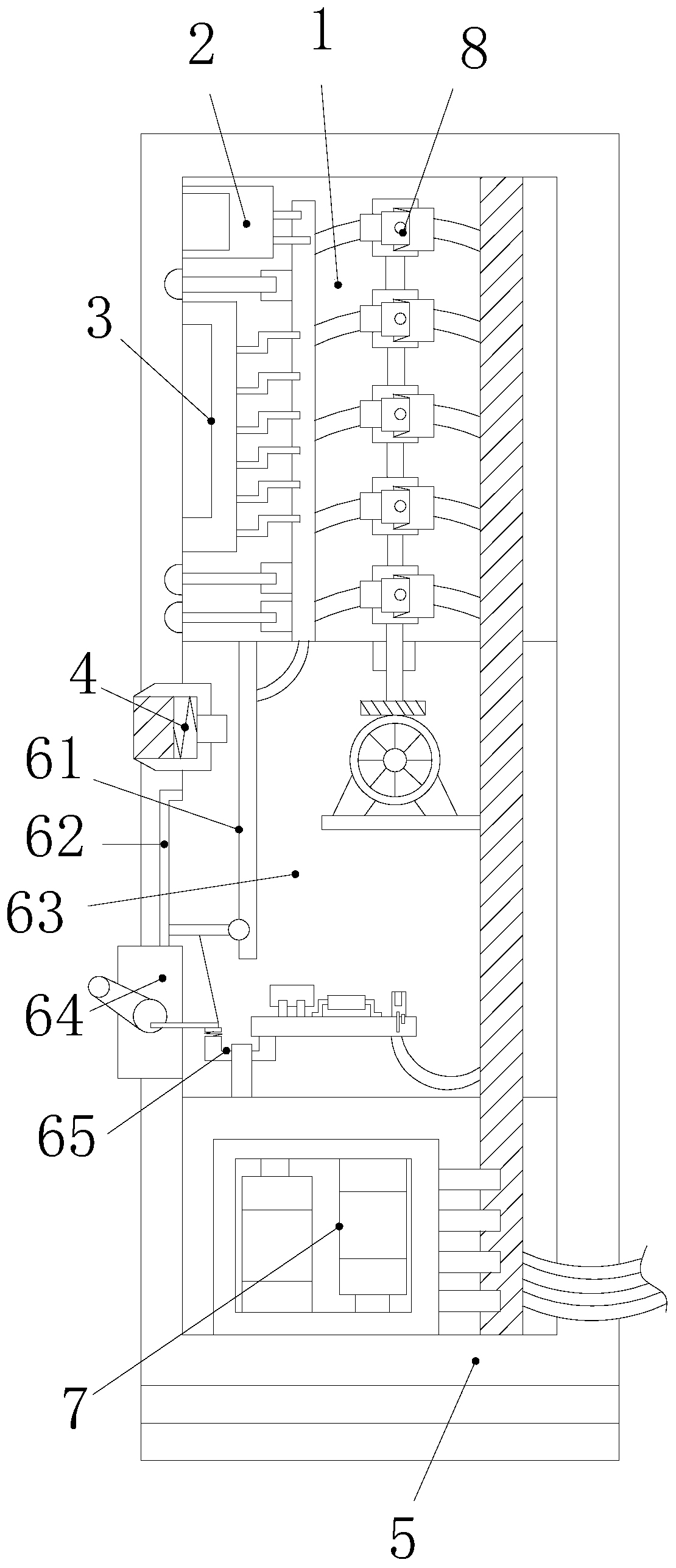 Power grid structure for avoiding override tripping of small switch station suitable for urban residential