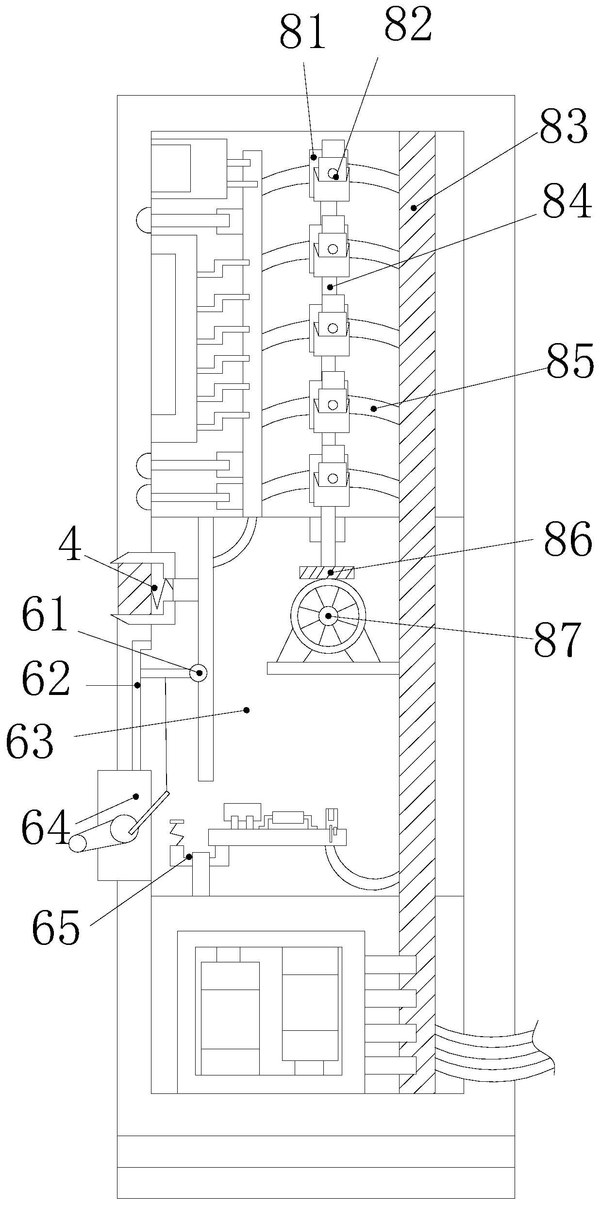 Power grid structure for avoiding override tripping of small switch station suitable for urban residential