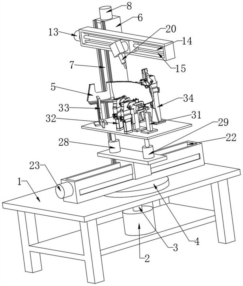 Multi-angle non-dead-angle welding device and using method thereof