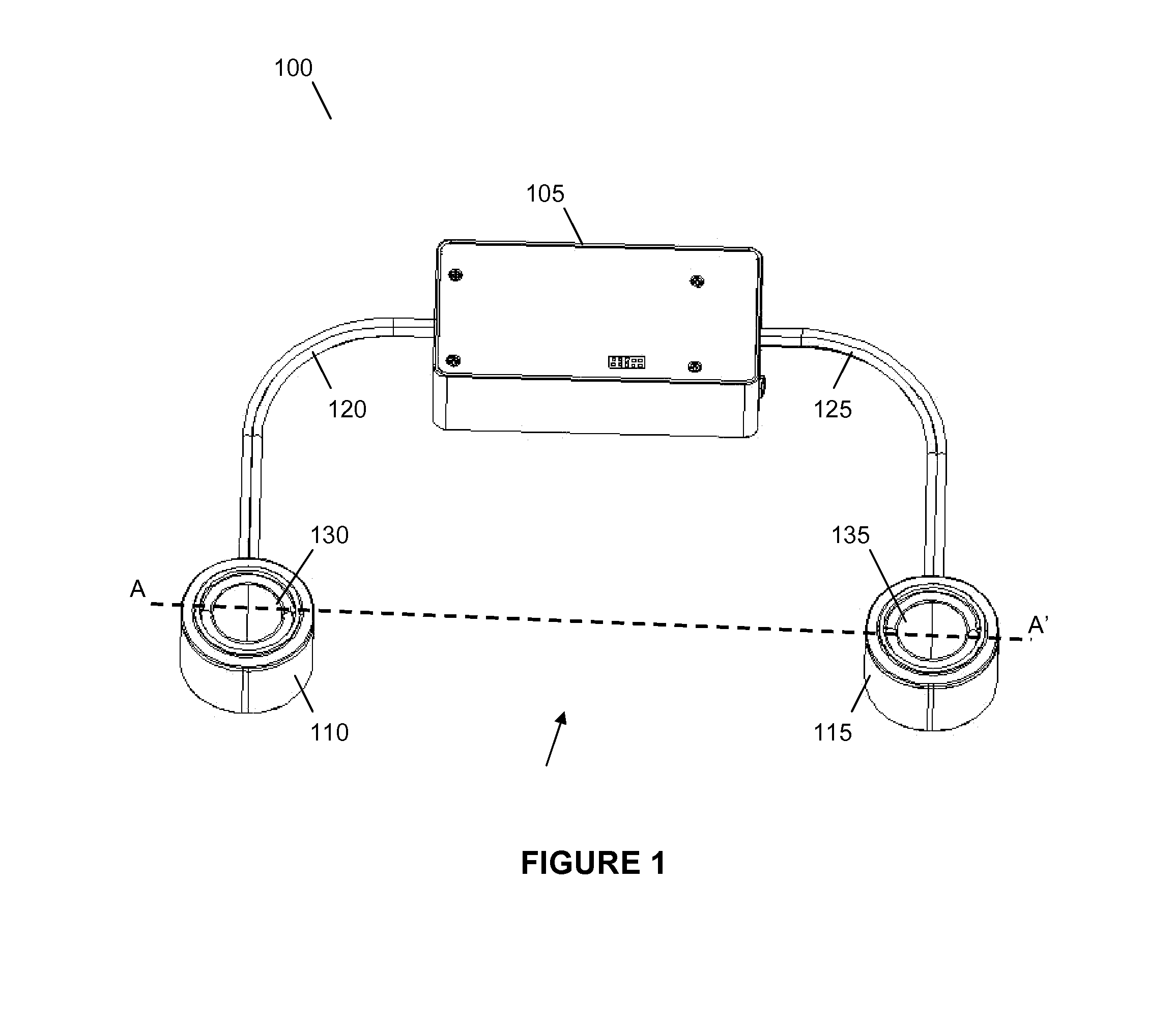 Wearable speaker system with satellite speakers and a passive radiator