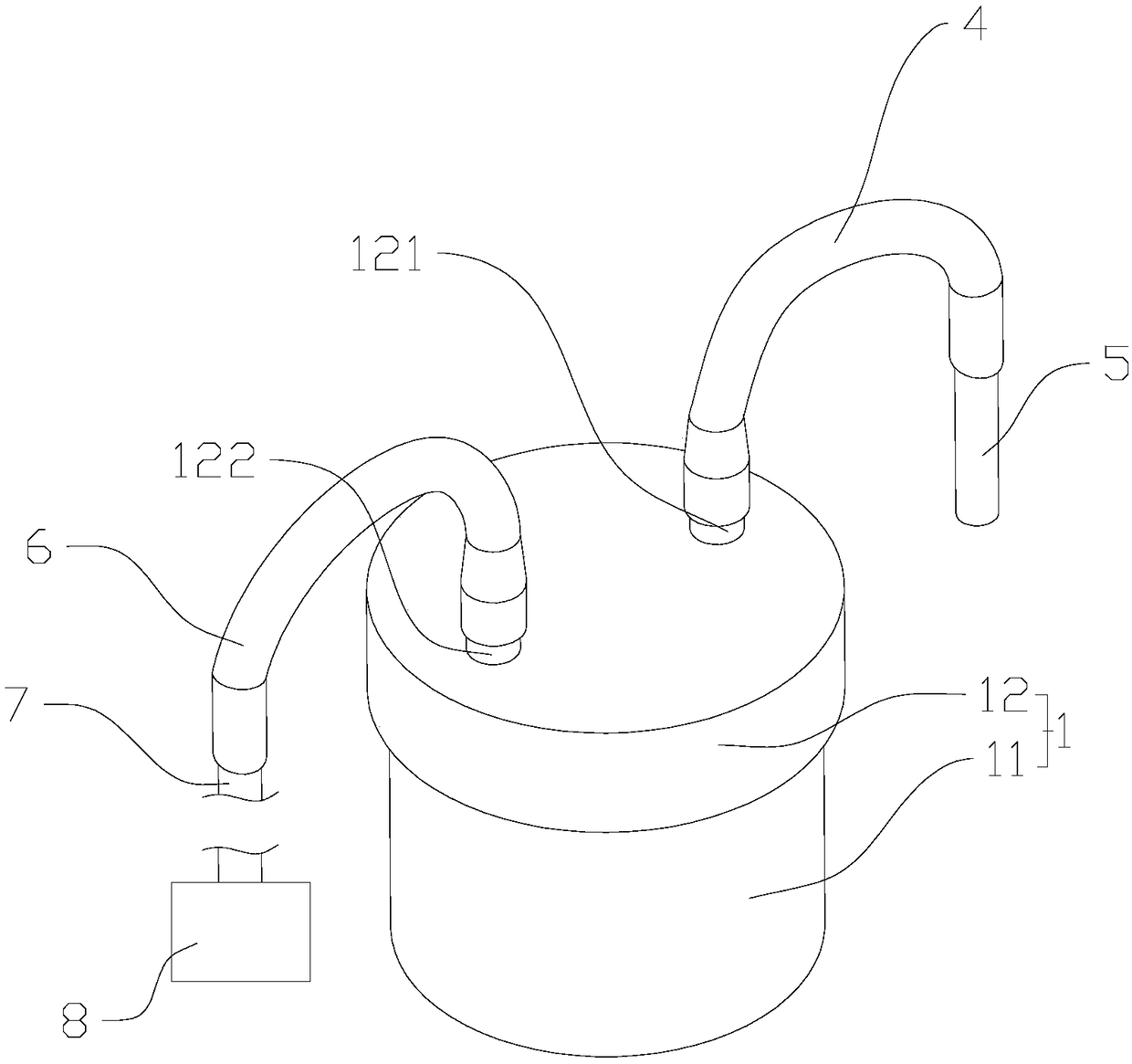 Bone powder collecting and cleaning device