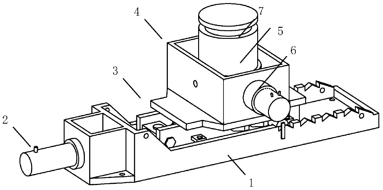 Rolling friction walkingjacking and pushing device for bridge segment installation