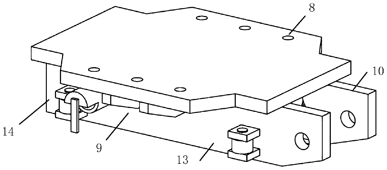 Rolling friction walkingjacking and pushing device for bridge segment installation