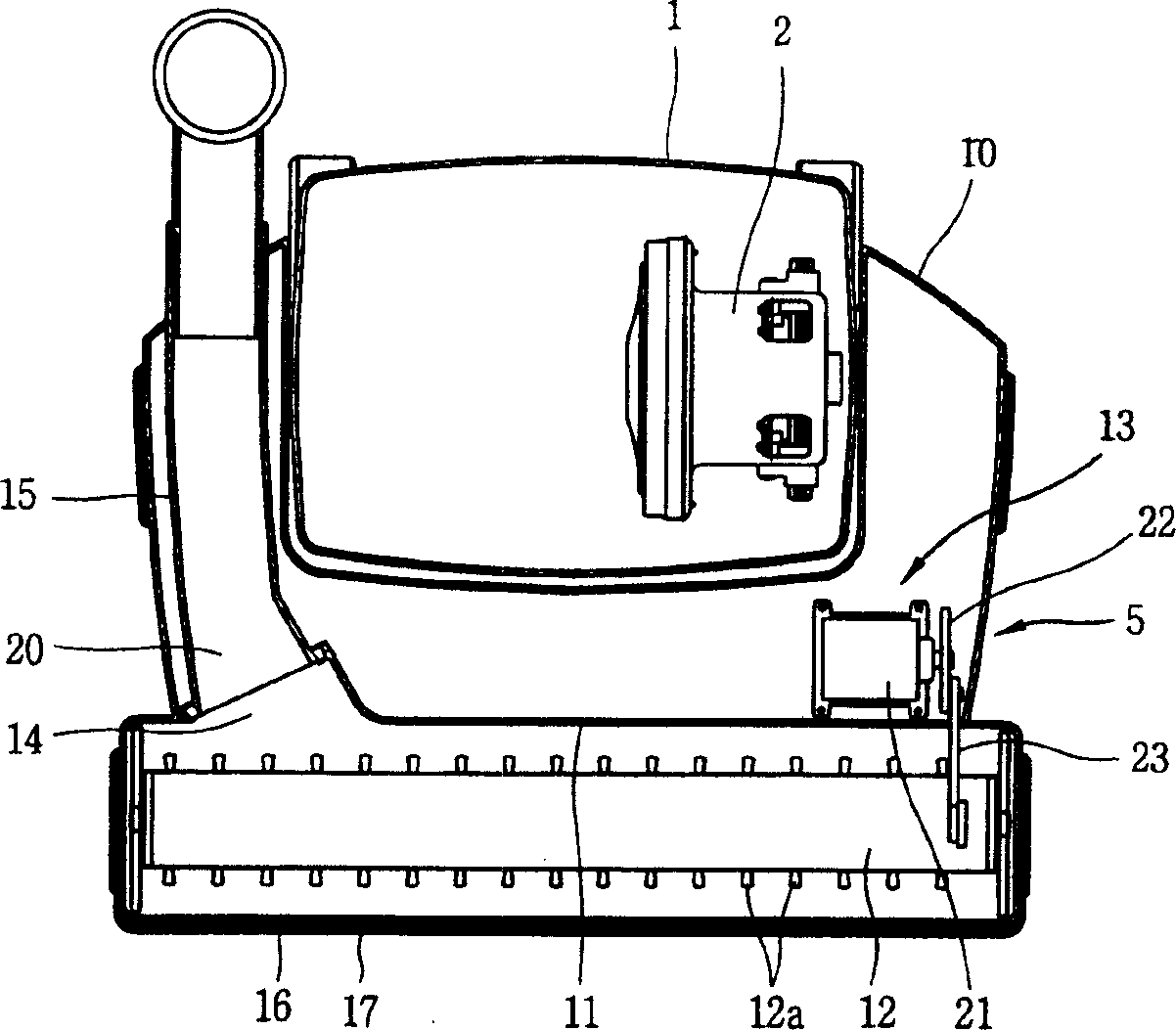 Dust collector suction nozzle