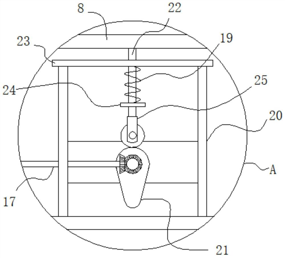 A stirring device with screening function