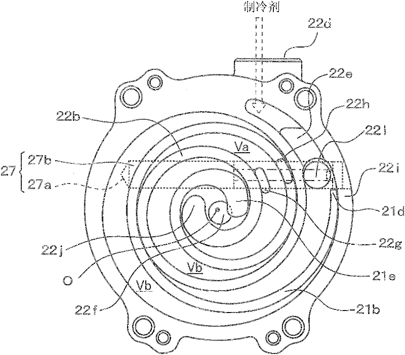 Variable displacement scroll compressor