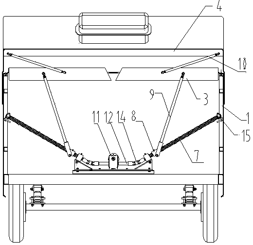 Cover supporting type carriage