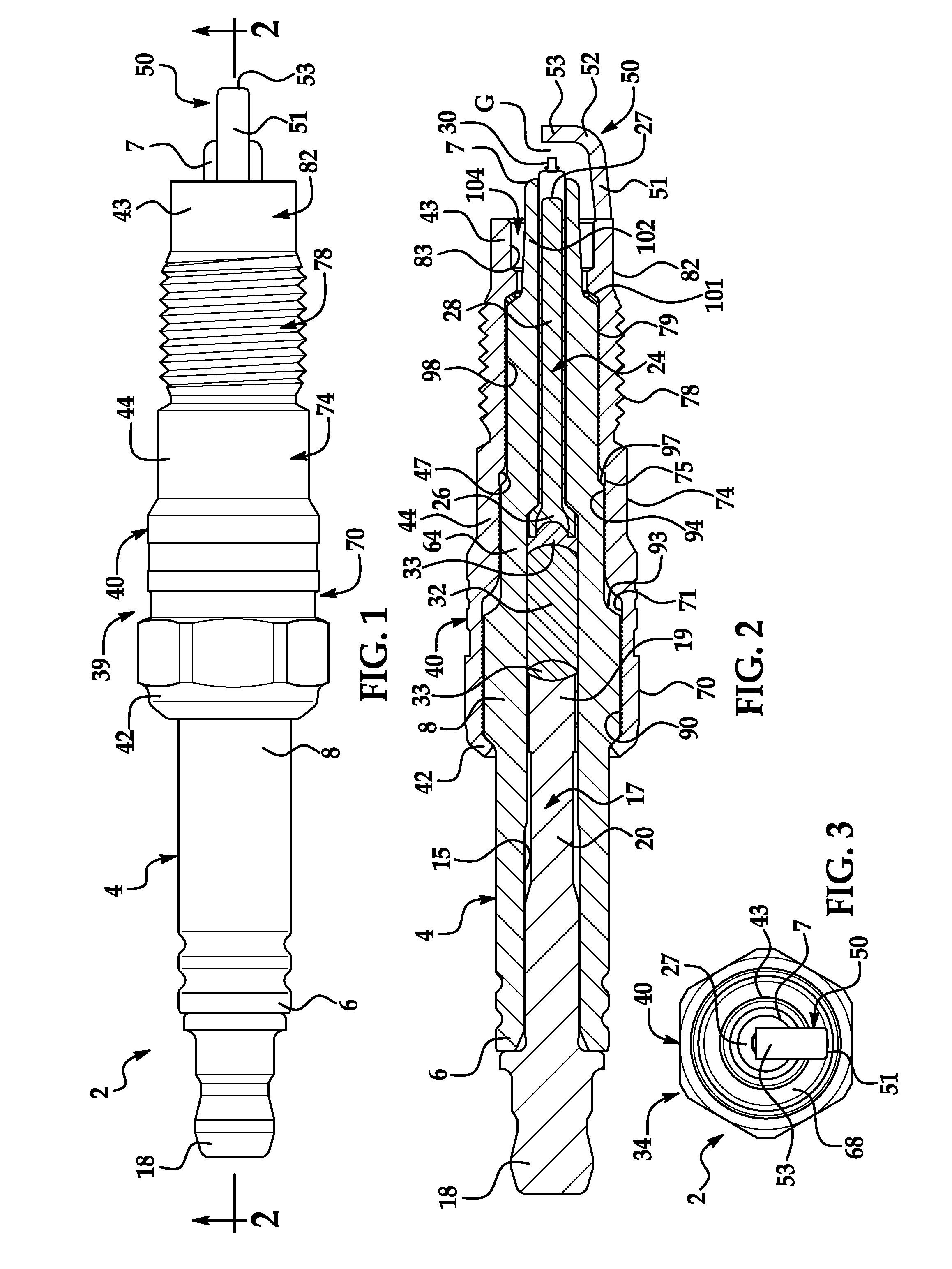 Dielectric enhanced partial thread spark plug