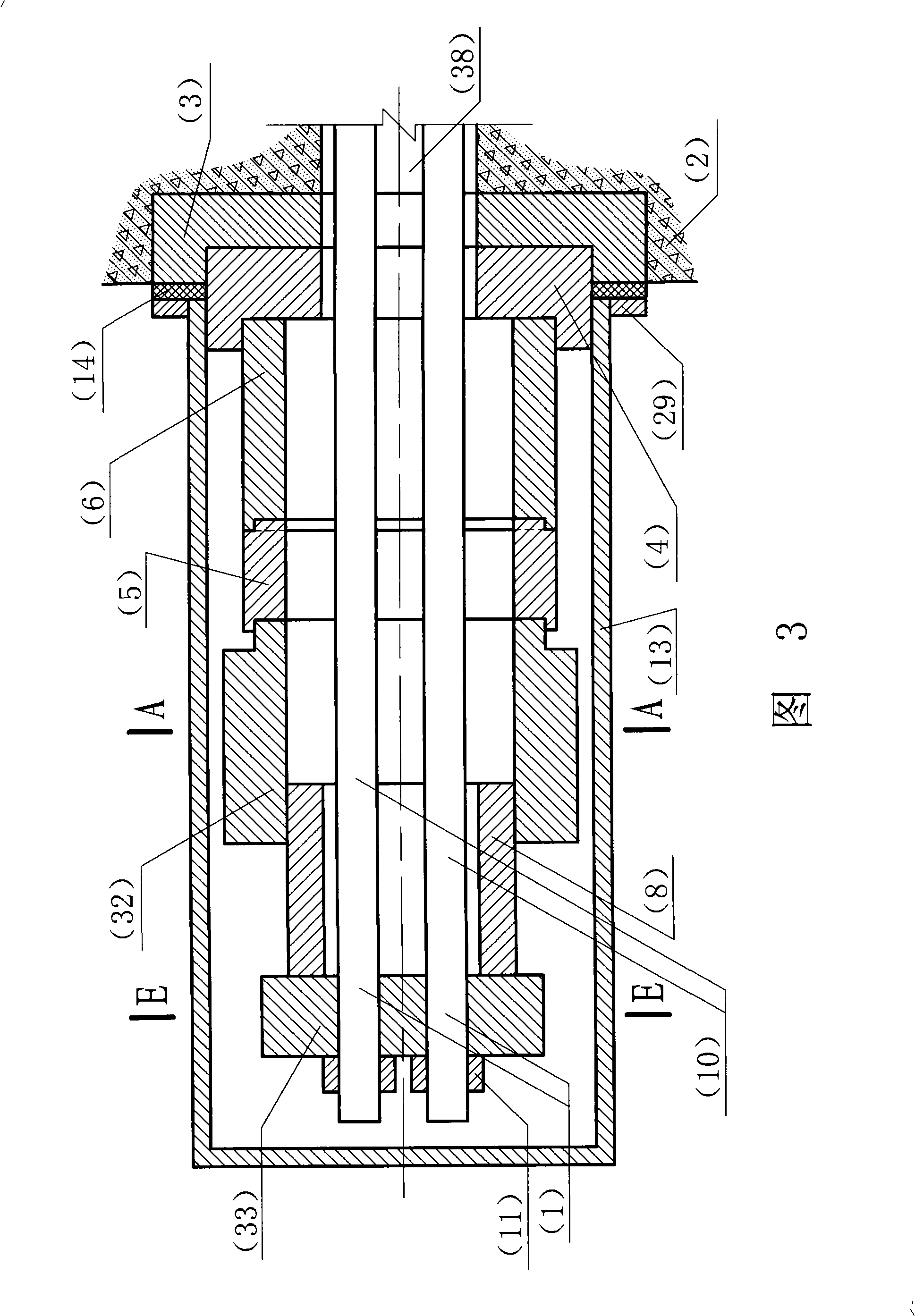 Reducing prestress structure system before prestressed reinforcement withdrawing tension