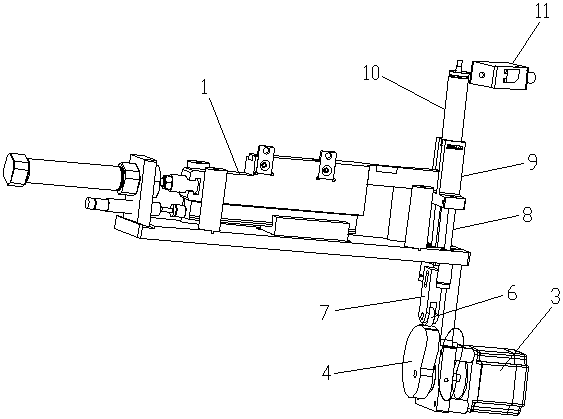 Tab positioning welding mechanism of capping machine