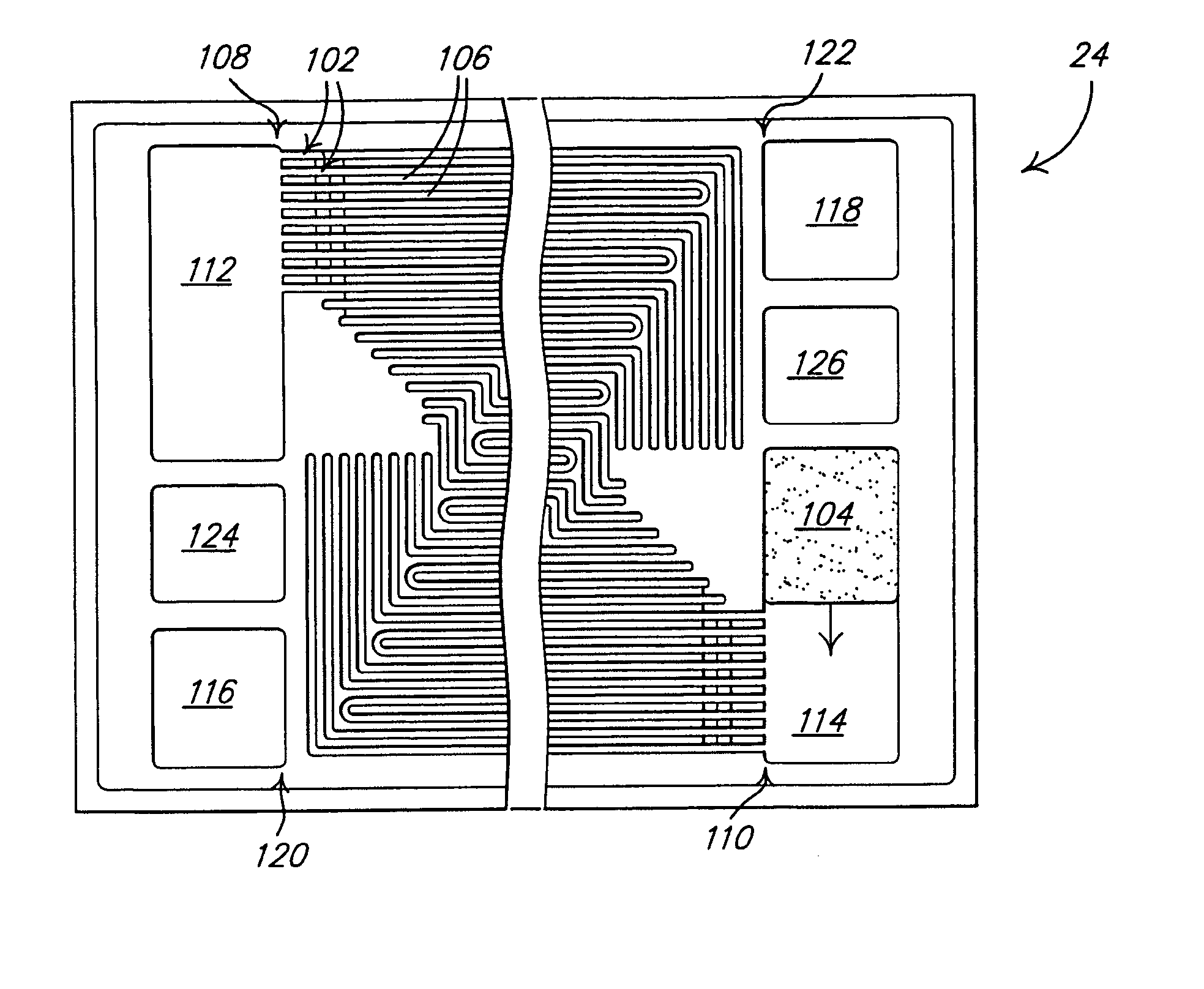 Variable active area for fuel cell