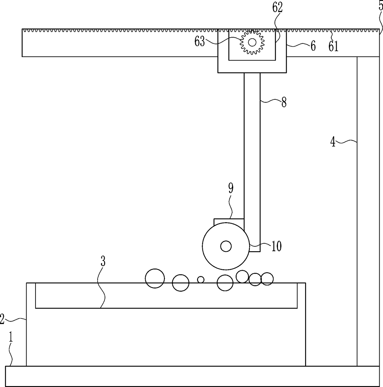 A new cobblestone floor pressing equipment