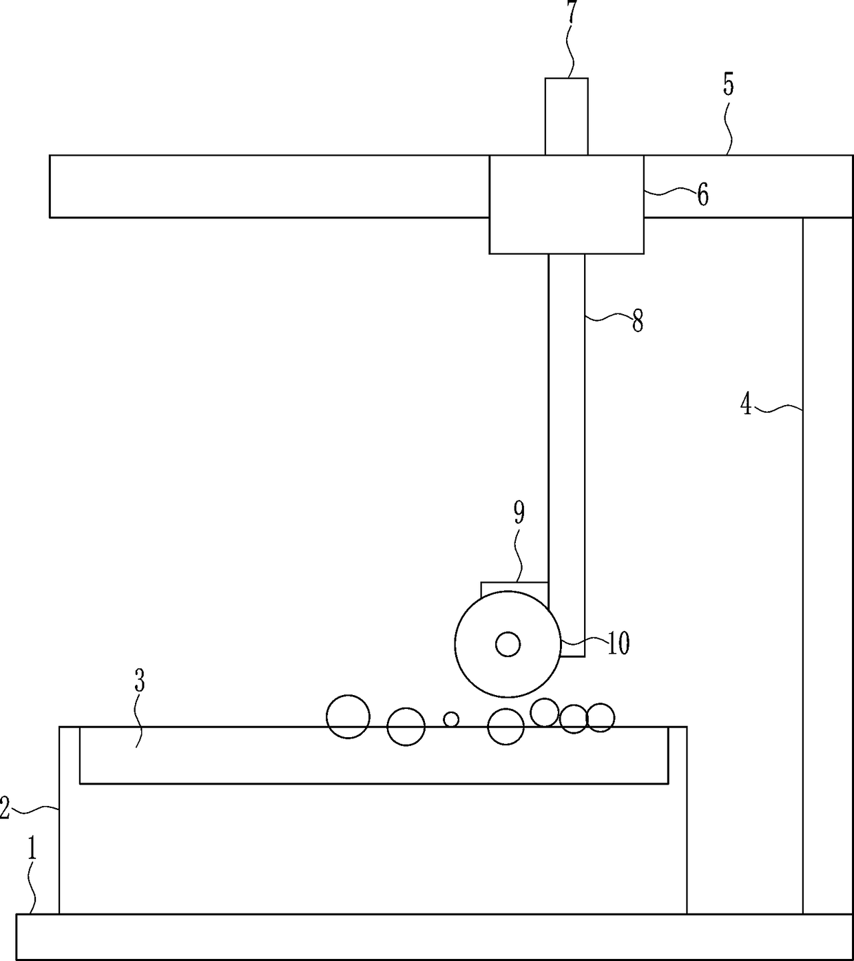 A new cobblestone floor pressing equipment