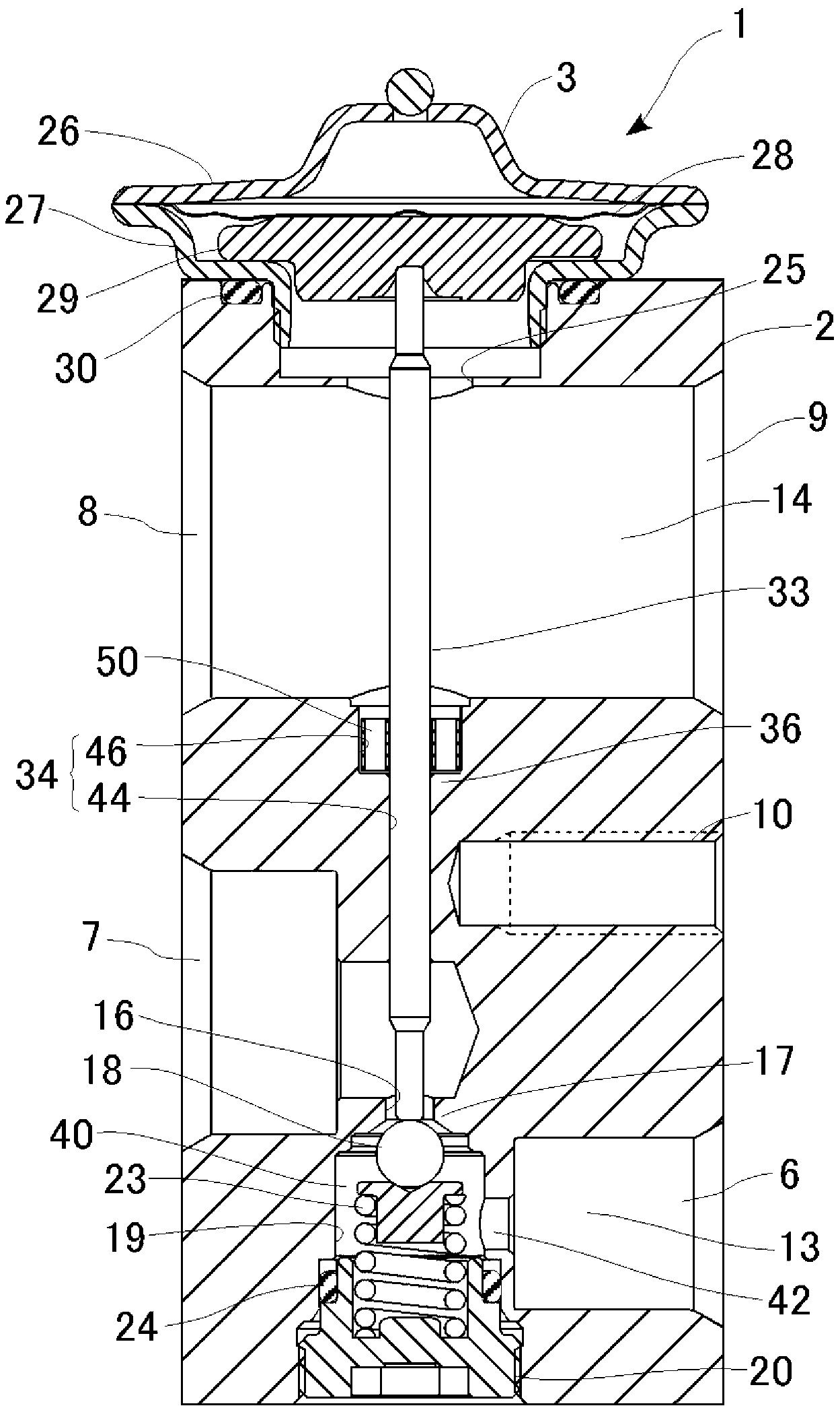 Expansion valve and shockproof spring