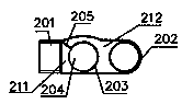 Novel double-vertical-pipe water discharging system