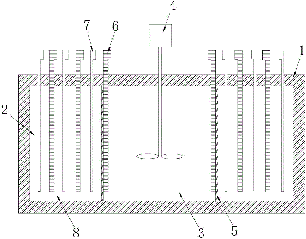 Recycling technology for valuable metals in electrolytic zinc leach residues and electrolytic cell adopted by same