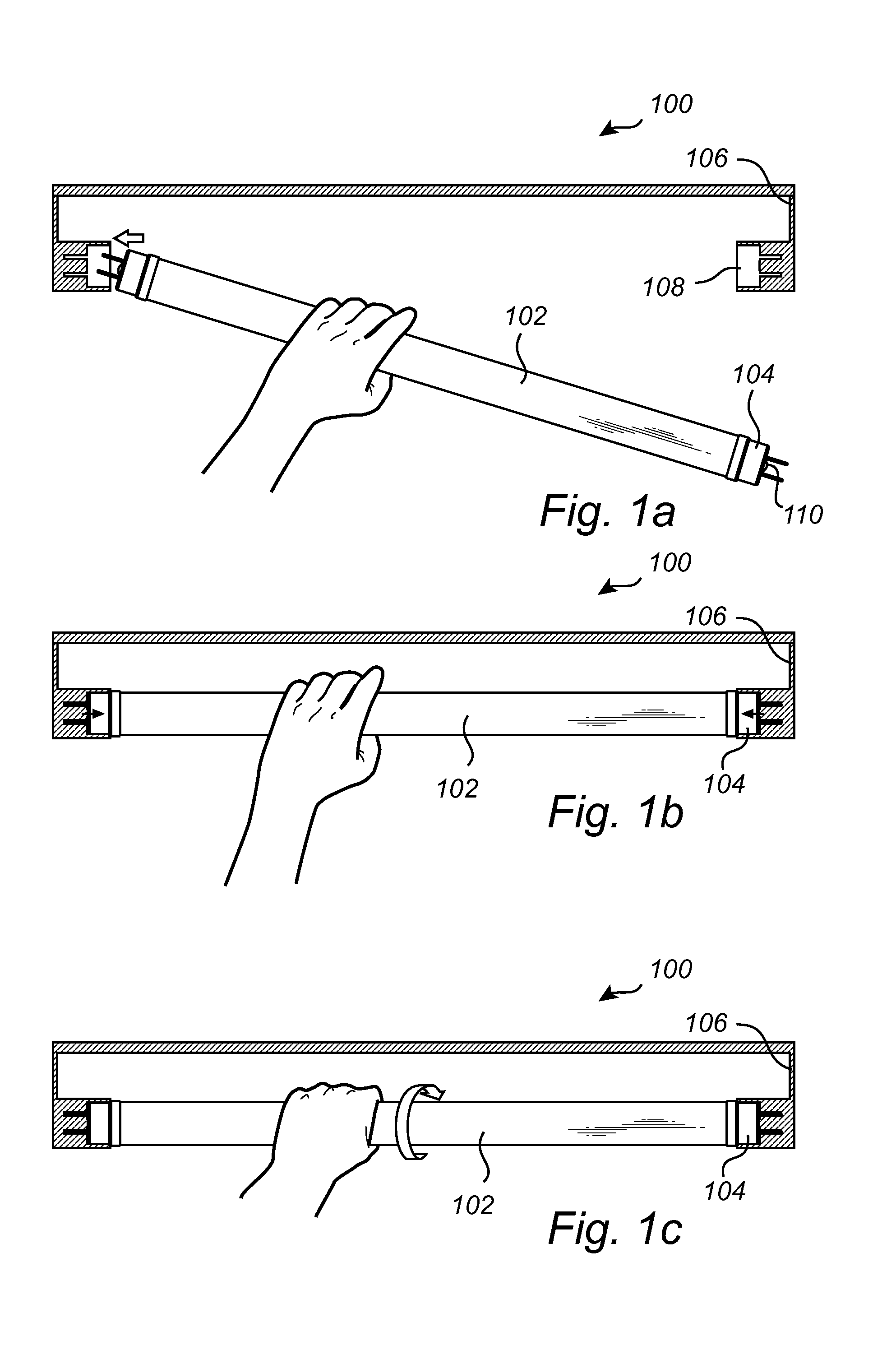 End cap for a tubular light source