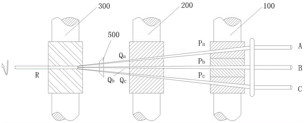 Method for producing illusion yarn by mixing three-color roving and illusion yarn prepared by the method