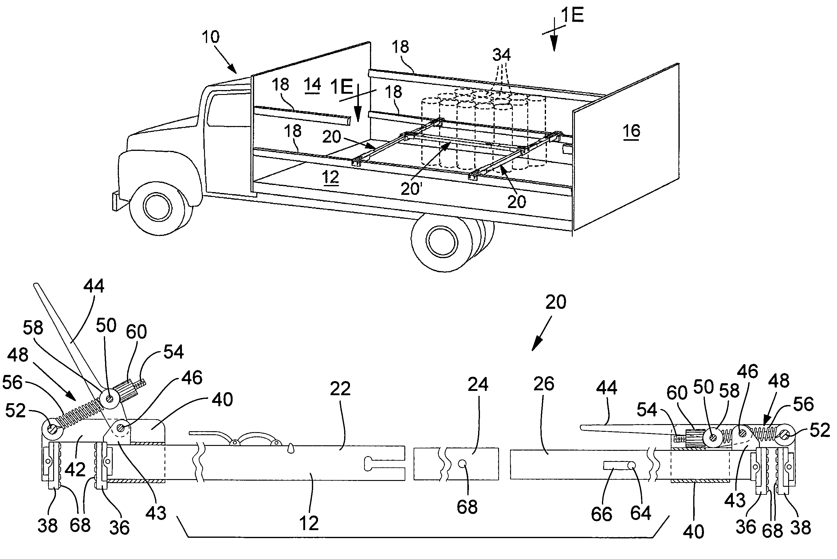 Cargo stabilizing structures