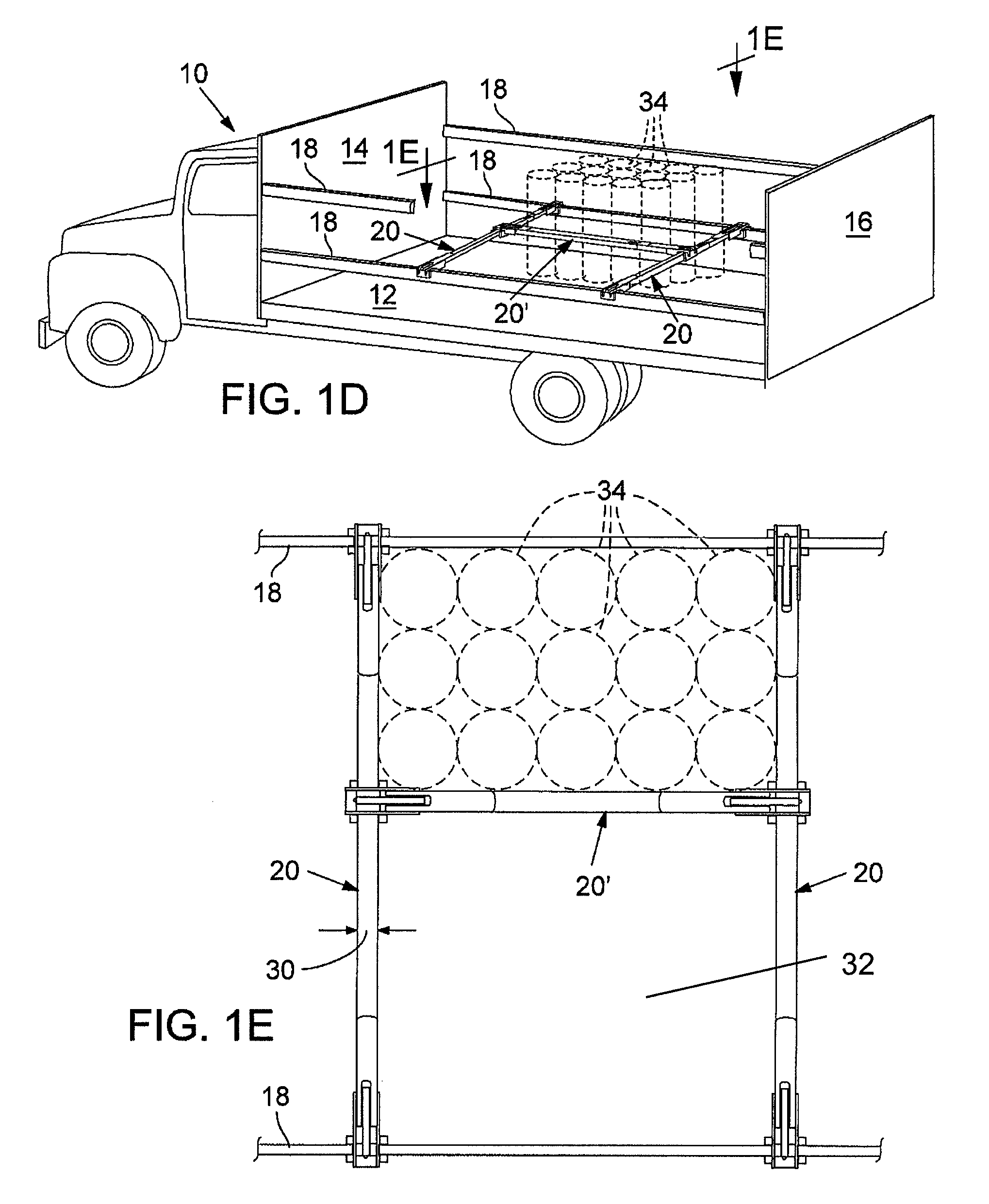 Cargo stabilizing structures