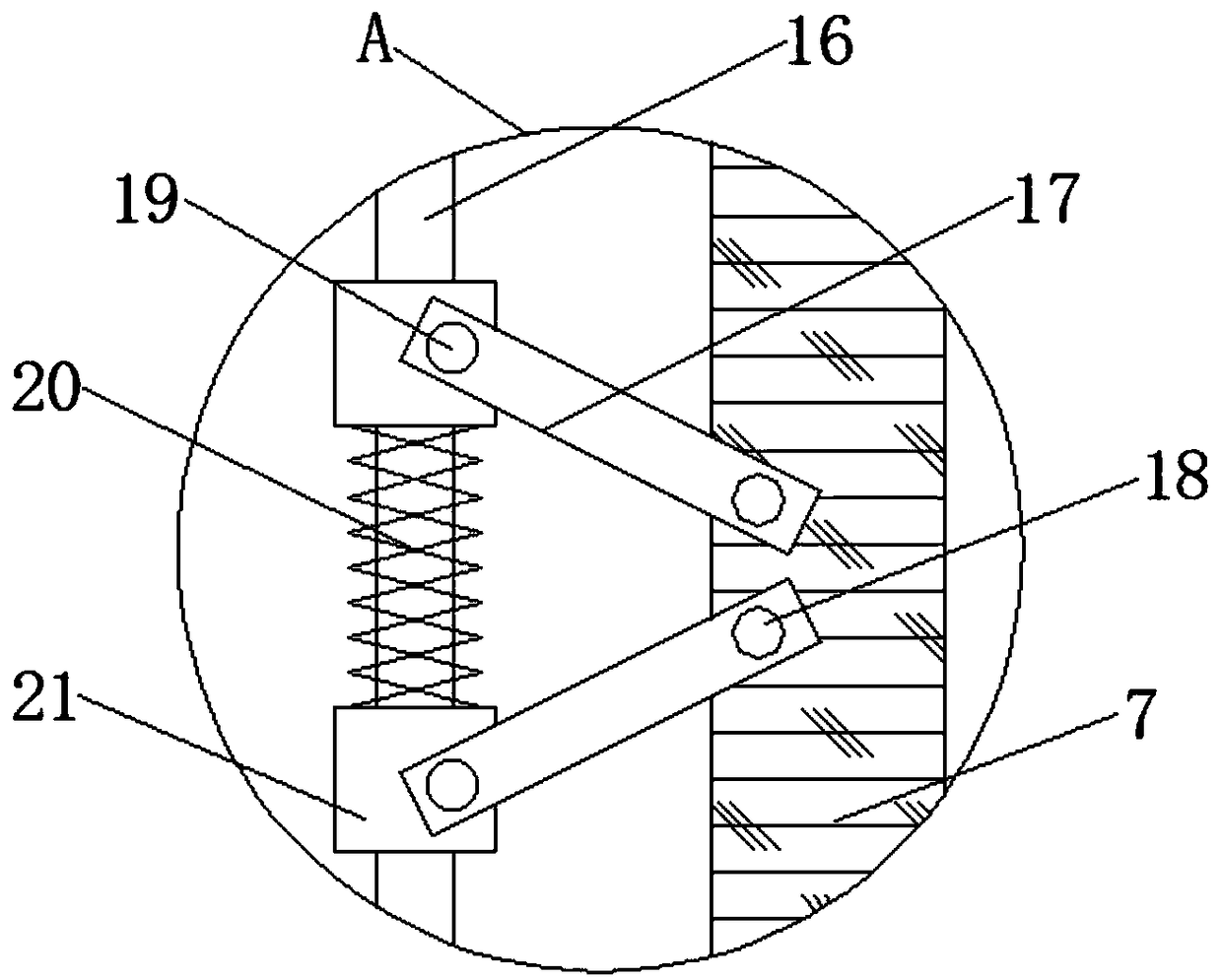 An outdoor power cabinet based on a buffer collision avoidance system