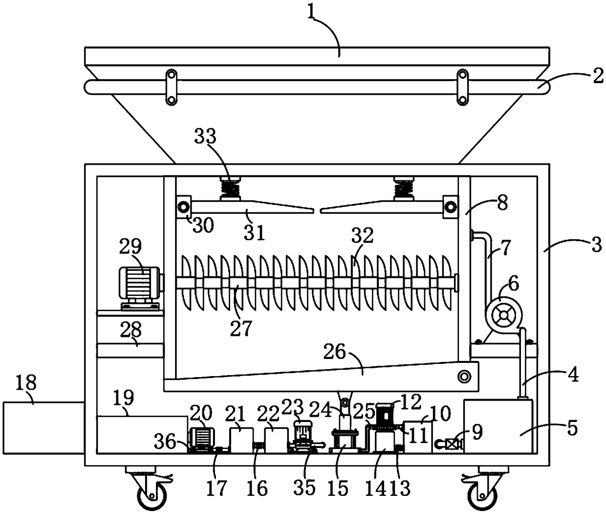 Meat product processing device with high resource utilization