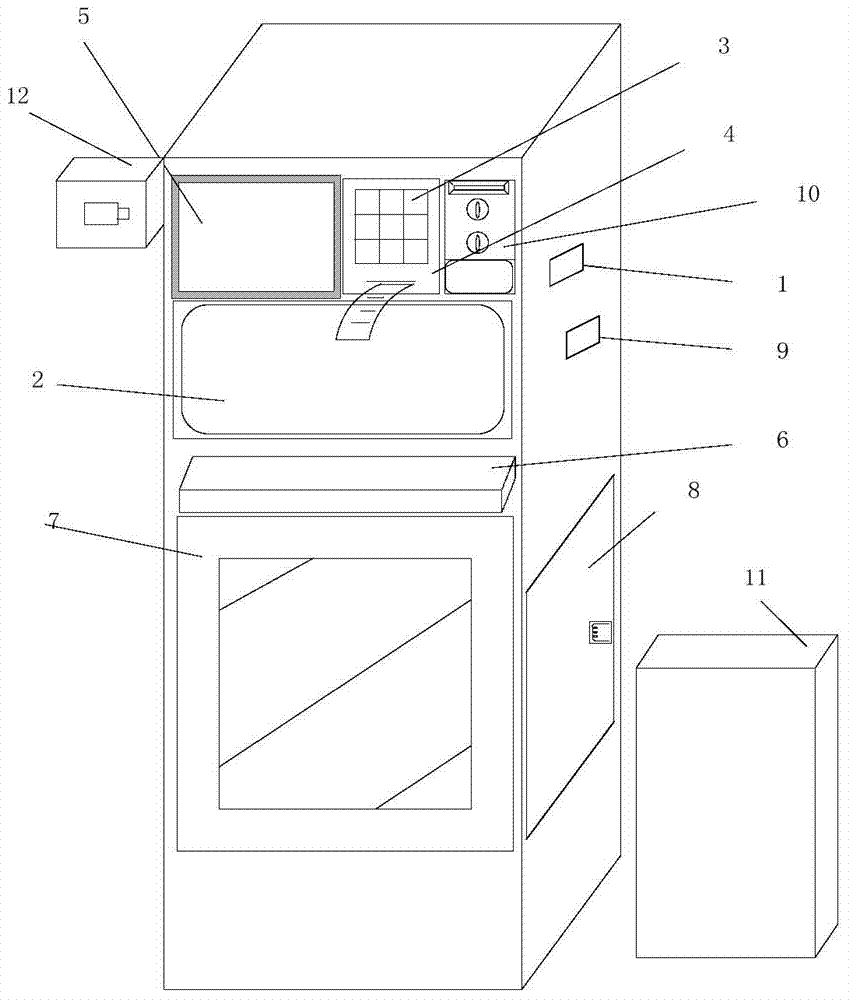 Self-service express pickup system and method based on O2O logistics platform