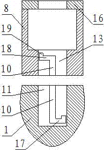 Locking device of crane cab