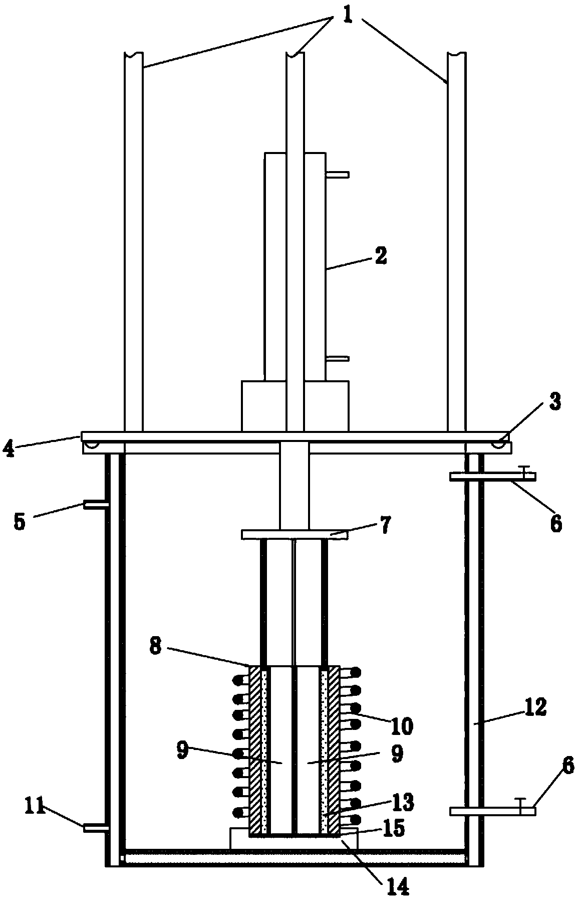 Preparation method of wear-resistant coating on inner wall of cylinder of twin-screw extruder