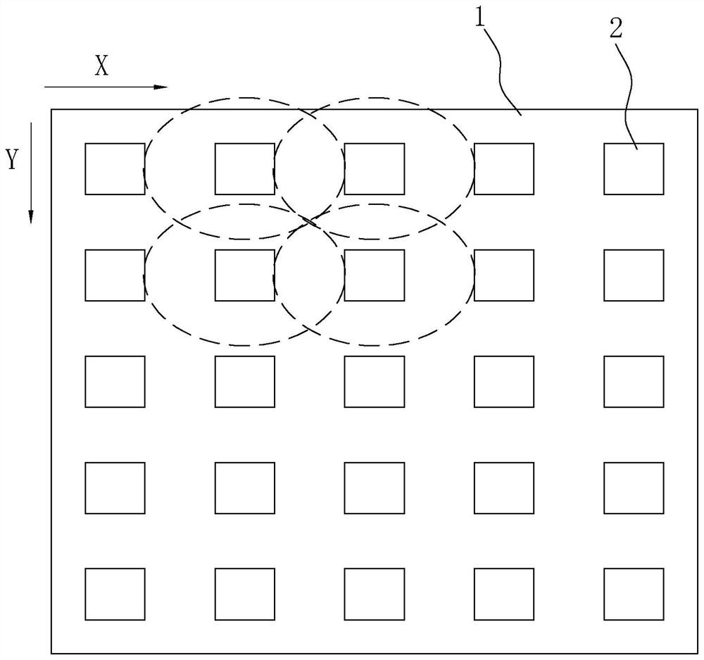 Light splitting plate combination structure