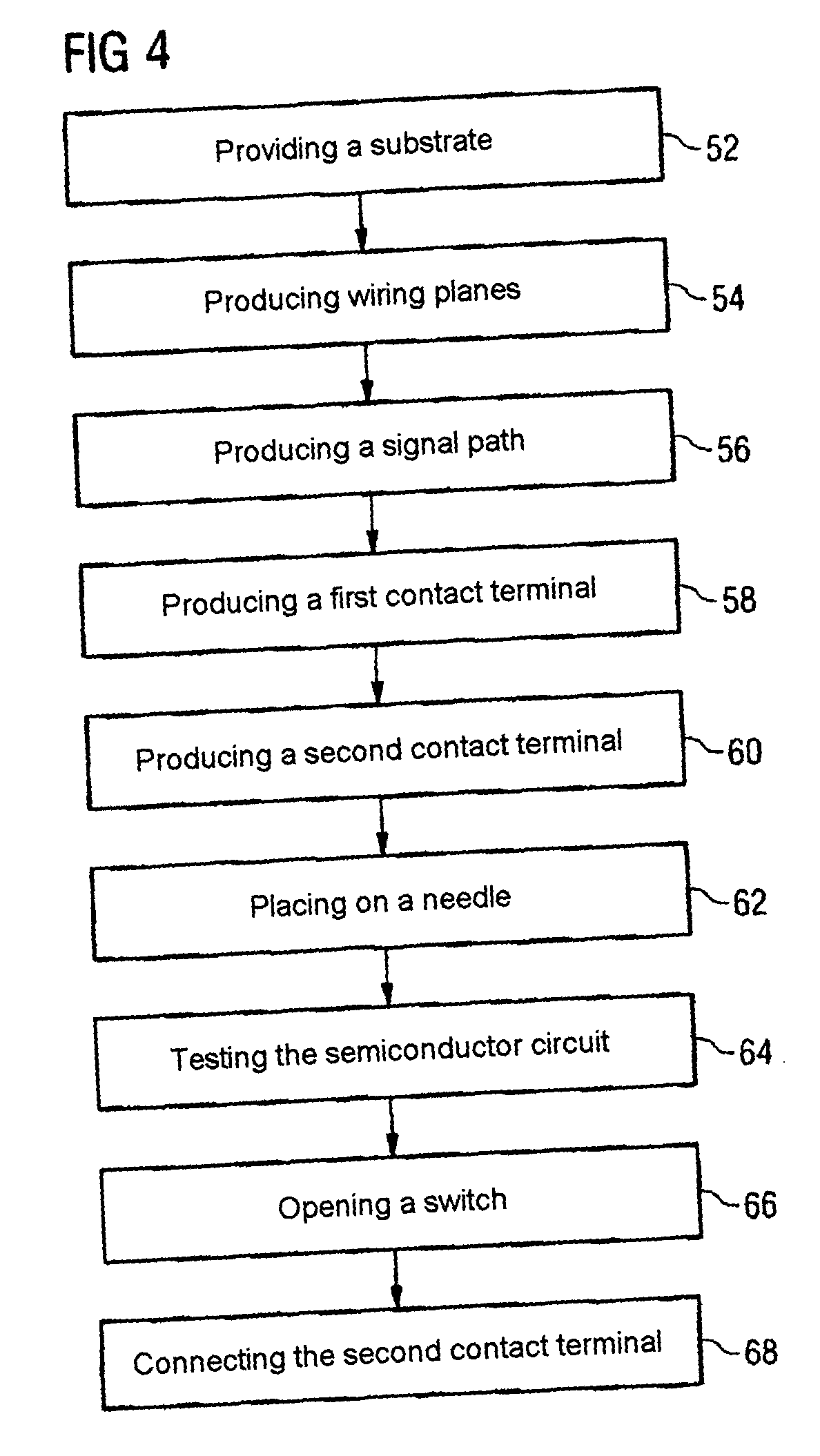 Integrated semiconductor circuit and method for producing an integrated semiconductor circuit