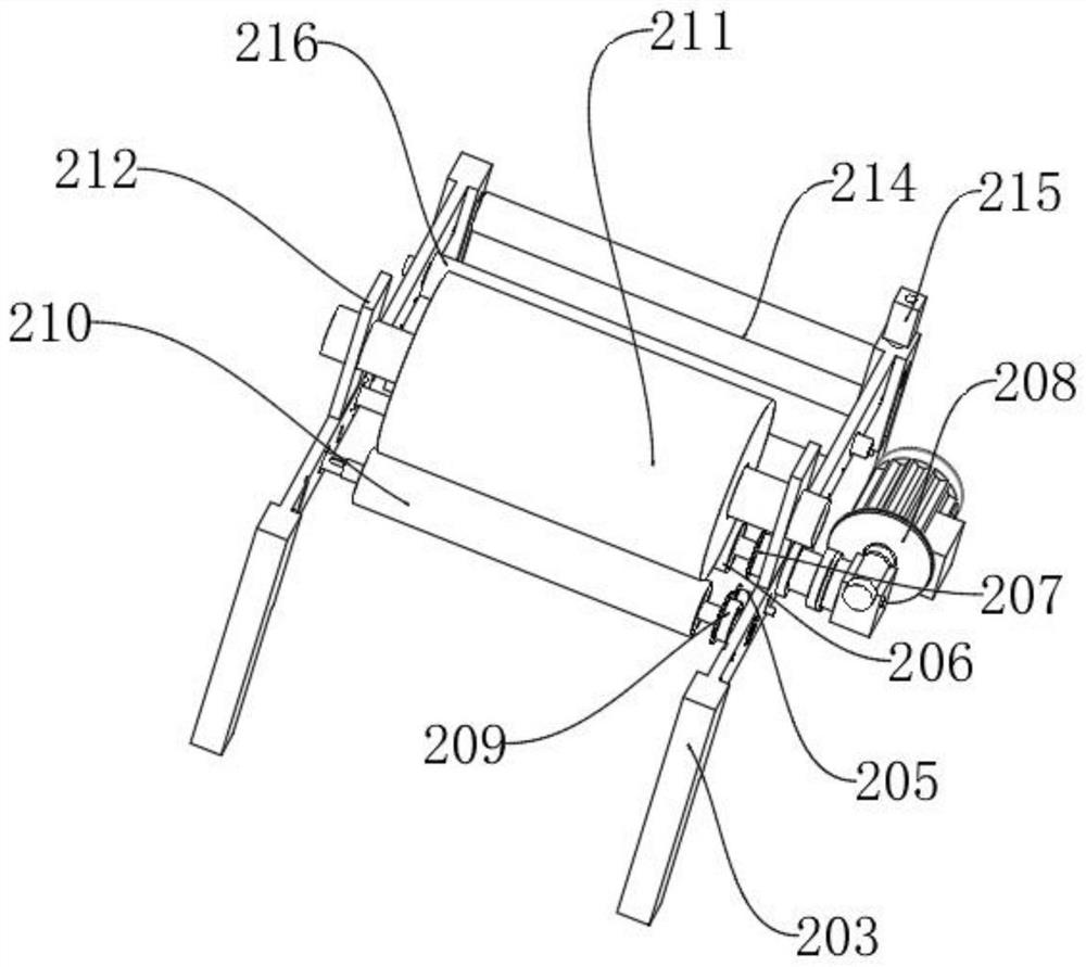 PE diaphragm processing device for automobile starting battery and use method of PE diaphragm processing device