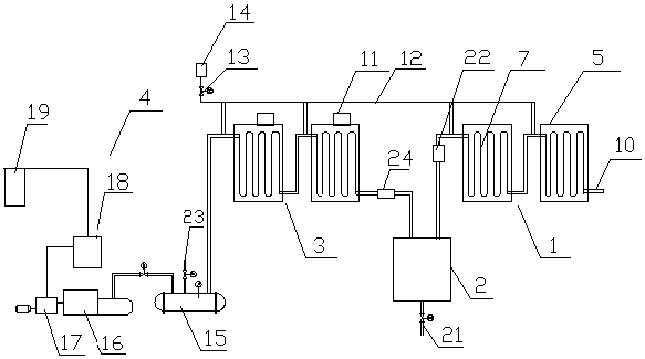 Stacked solar photoelectricity and photothermal combined electric heating system