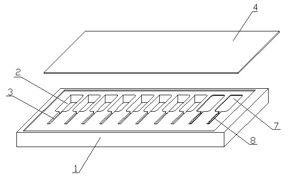 Disposable counting brain cotton aseptic package tray