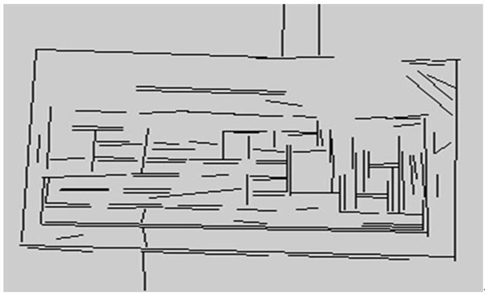 Method and system for quickly locating bills based on colored line segments