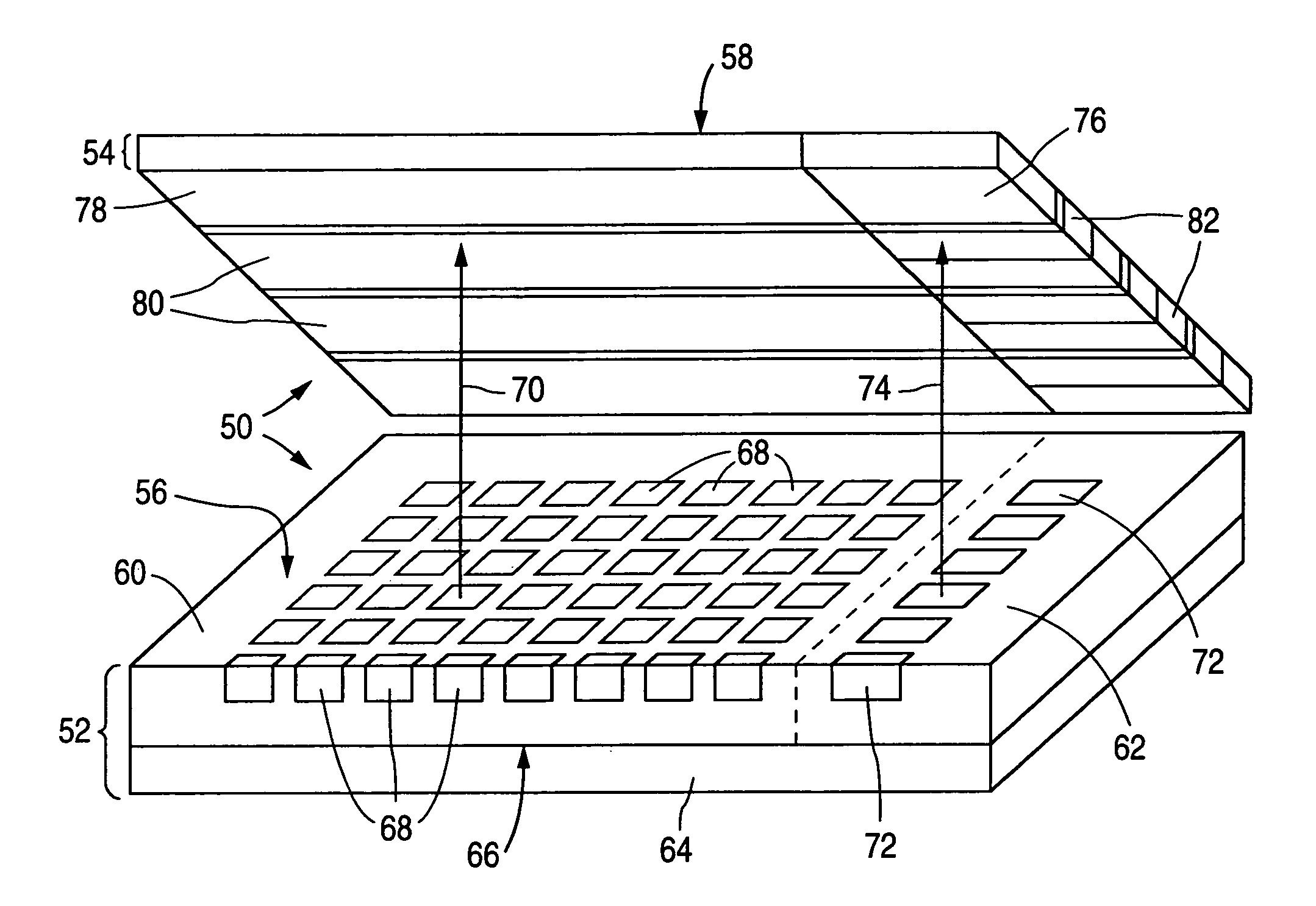 Display with active contrast enhancement