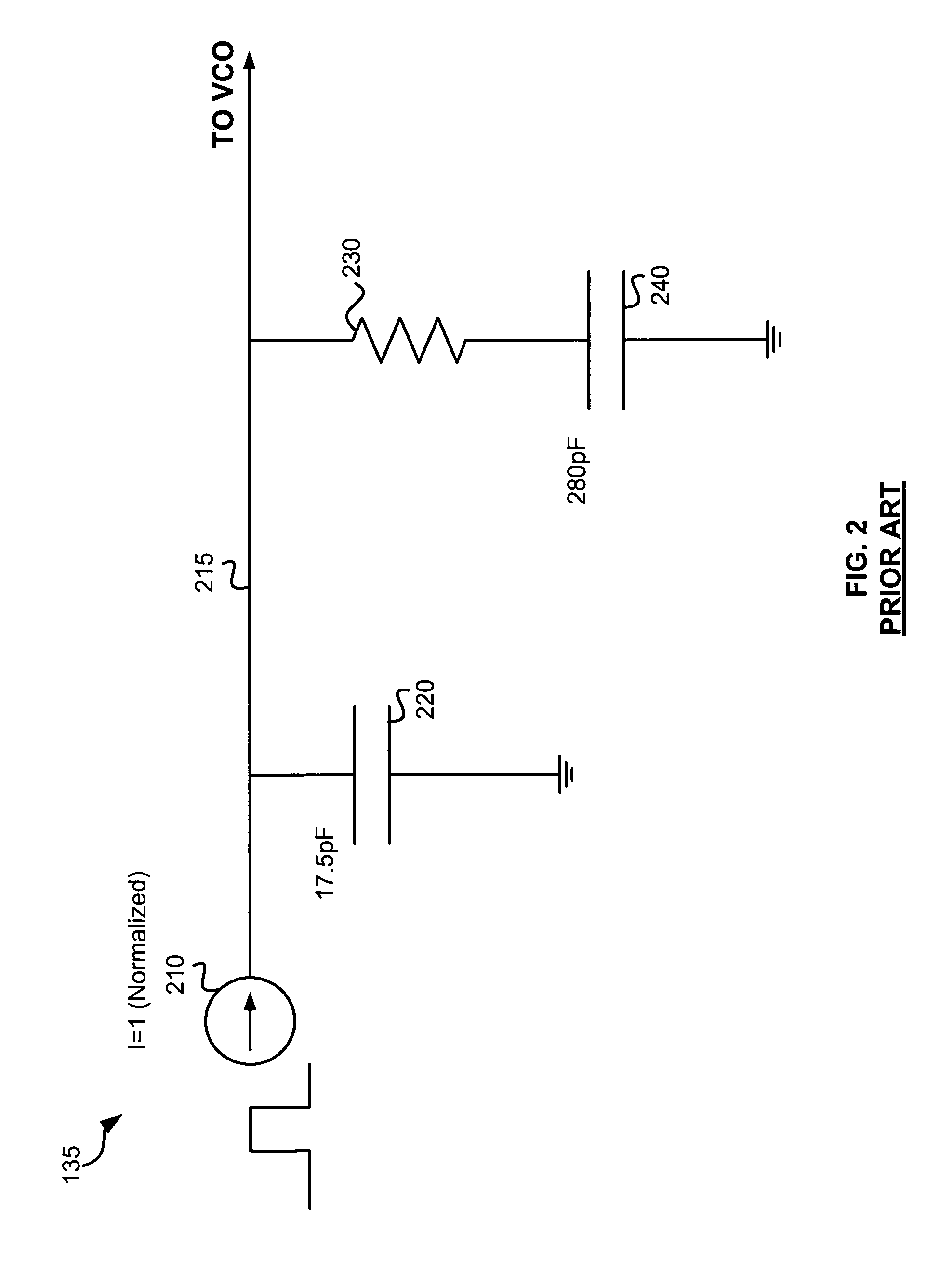 Phase-locked loop filter capacitance with a drag current